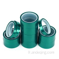 Enrobage de poudre en silicone adhésif vert Polyester Polyester